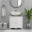 Meuble-lavabo à piédestal avec meuble-lavabo et meuble-lavabo