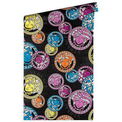 Versace Midnight Sky Monarch Unpasted Vinyl Wallpaper