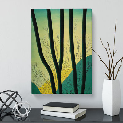 Kreitzer Retro Tree Branches - Wrapped Canvas