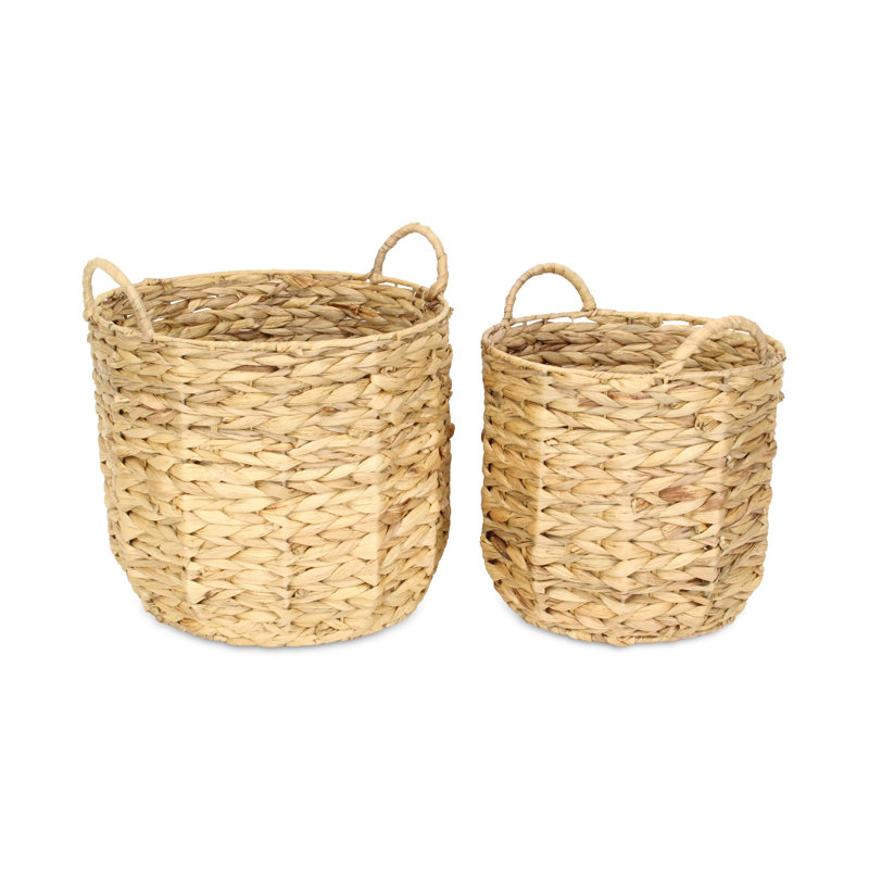 Ensemble de 2 paniers en osier
