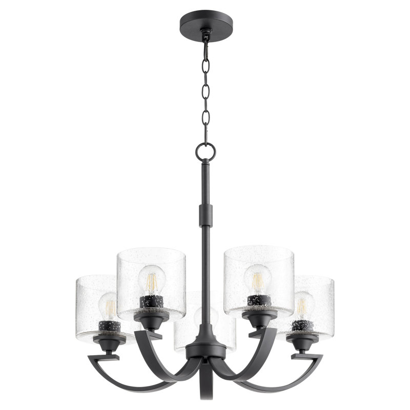 Lustre classique 9 lumières à abat-jour Tingledale, Noir