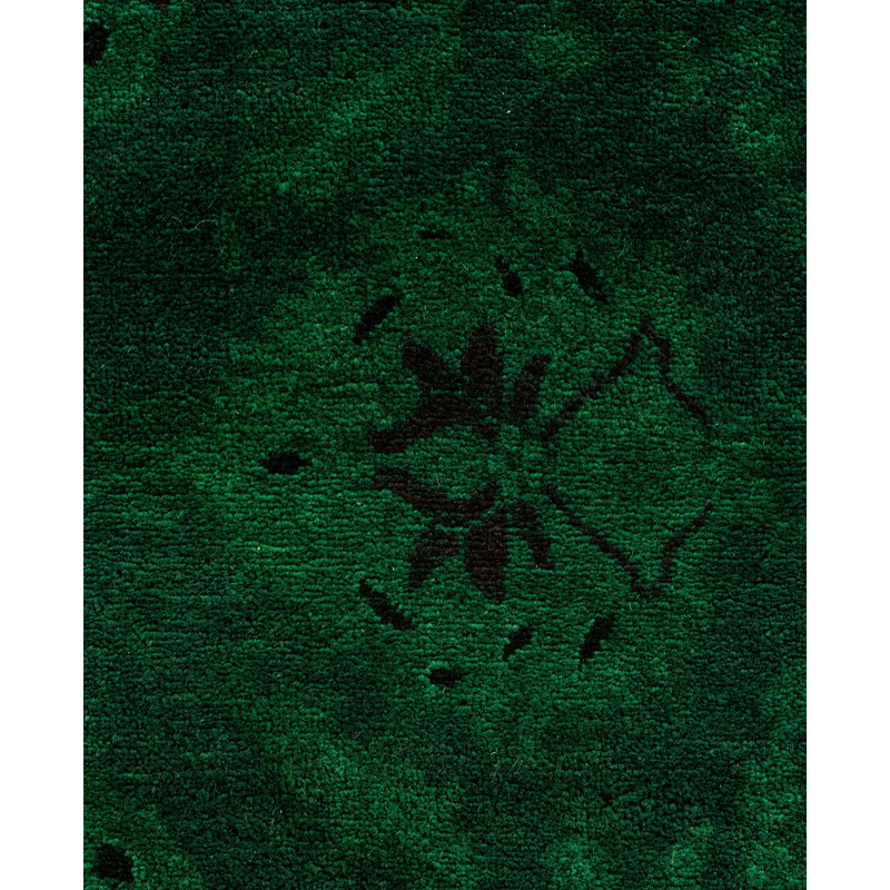 Overdyed One-of-a-Kind 8' 4" X 10' 4" Hand Knotted Area Rug