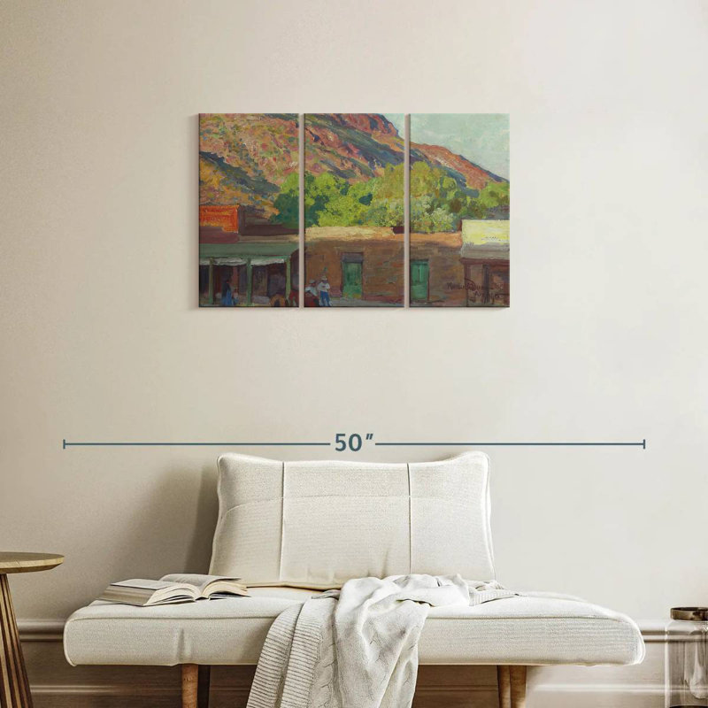 Lelar Adobe Town 1915, 20" H x 33" W