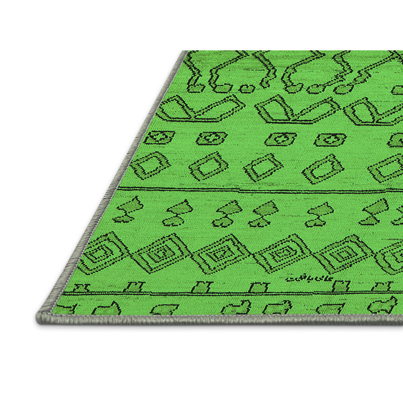 Herberto Washable Southwestern Indoor Rug, Rectangle 8' x 10'