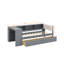 Lit plateforme simple avec tablettes, tiroirs, station de charge et tête de lit tapissier-2107955339-2107955337