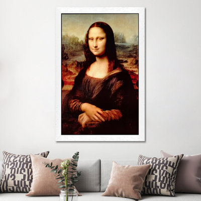Mona Lisa by Leonardo Da Vinci - 1 Piece Floater Frame Wall Art on Canvas
