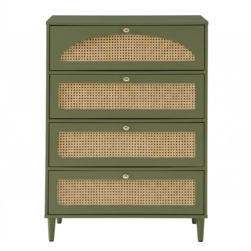 Cortavious Bedroom Chest, Olive Green