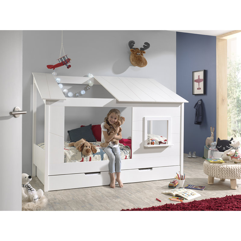 Baumhaus European Single (90 x 200cm) House Beds by Vipack