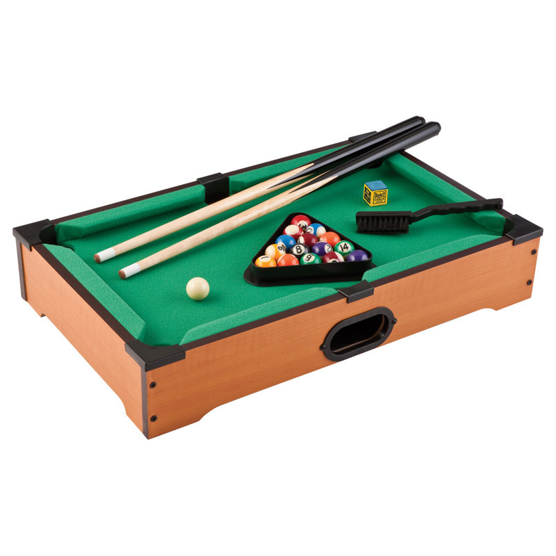 Sinister 20" Black and Green Table Top Mini Billiard Game Set