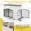 Meuble de rangement pour chien 43,3 po avec 3 tiroirs