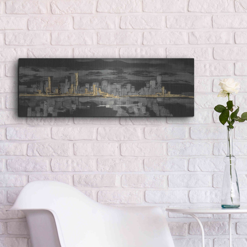 «Urban Gold IV» par Chris Paschke, H 12 po x l 36 po