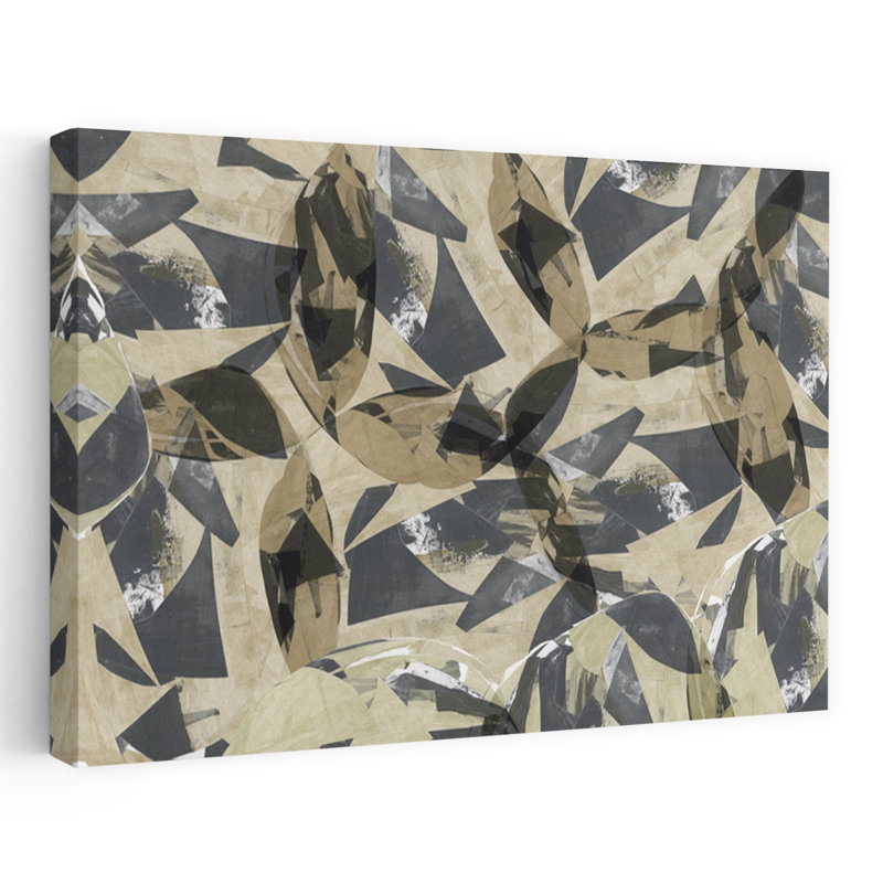 Art contemporain contemporain abstrait, H 8 po x l 12 po