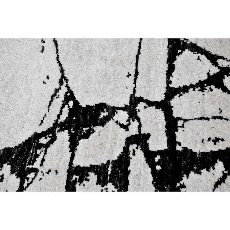 Wool Abstract Area Rug, Rectangle 9' x 12'