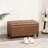 32" Faux Leather Storage Ottoman Bench With Tufted Top-1853077241
