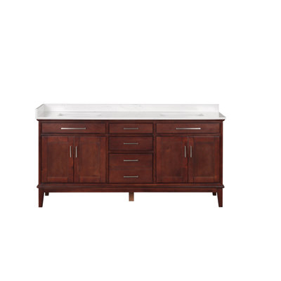 72" Double Sink Bathroom Vanity