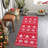Christmas Rug for Bedroom Non Slip Holiday Washable Snowflake Xmas Tree Decorative Rug Low Pile Stain Resistant Living Room Small Throw Carpet Christmas Tree Boho Area Rugs for Dining Room Nursery-1119143333