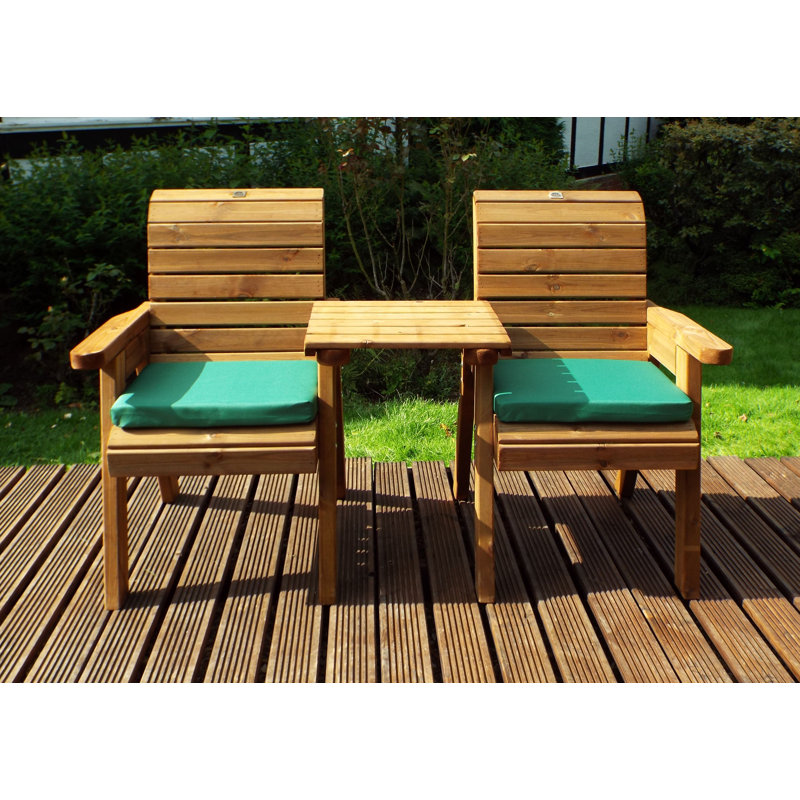 Darchelle Aluminium Bench, Green