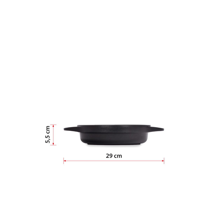 Valira Non-Stick Aluminum Round Braiser with Lid, 1.5 L, 32 cm