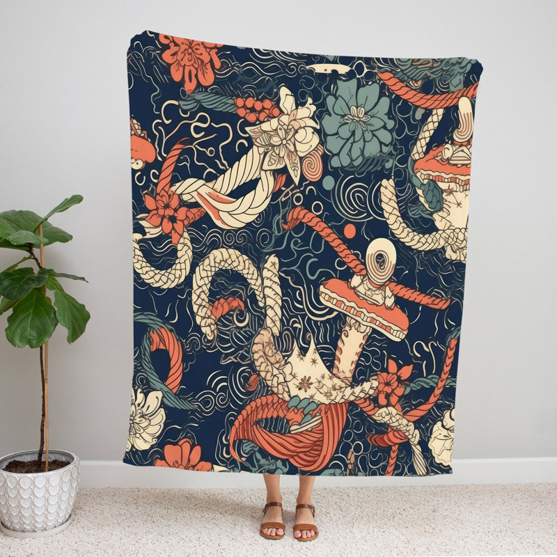 Throw Blanket, 60" L x 51" W