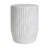 Magnus Modern Organic Stone-Texture Outdoor MGO Side Table with Fluted Pedestal Design-216910012