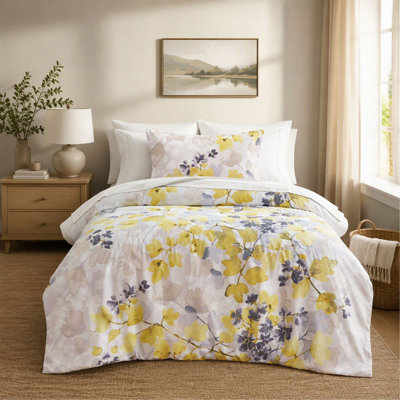 Ensemble de couette et draps-housses - Jaune - Twin XL