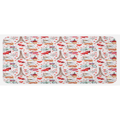 Tapis de cuisine romantique