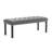 Kinberli Fabric Tufted Bench with Rubberwood Legs-508447706