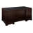 Hekman Furniture Mocha Junior Executive Desk with Leather Inlay Top