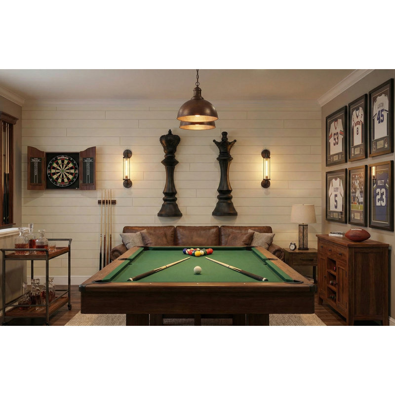 Queen Chess Wall Decor, Cast Stone Black