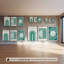 Green Bauhaus Trio, ensemble de 3 impressions-264521539-264521543-264521551