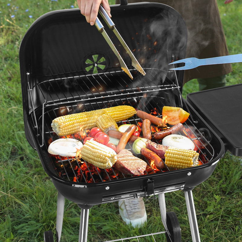 Winado 35.5'' W Portable Charcoal Grill