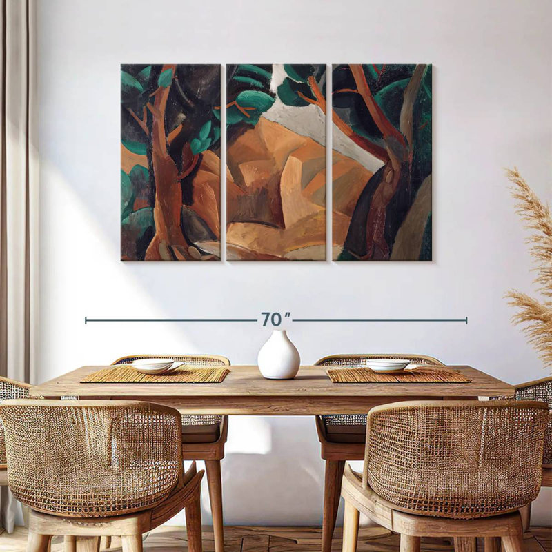Avery Landscape With Two Figures, 36" H x 57" W