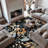 Black Multi Garden Floral Area Rug-488227264