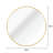 36 Inch Metal Round Bathroom Mirror