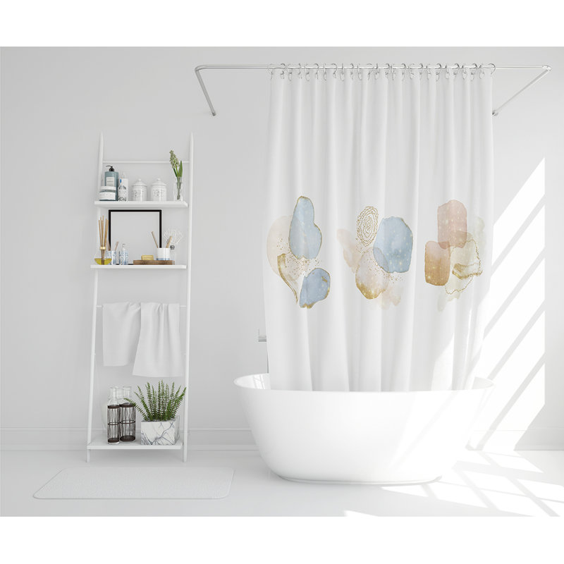 Elizette Polyester Shower Curtain