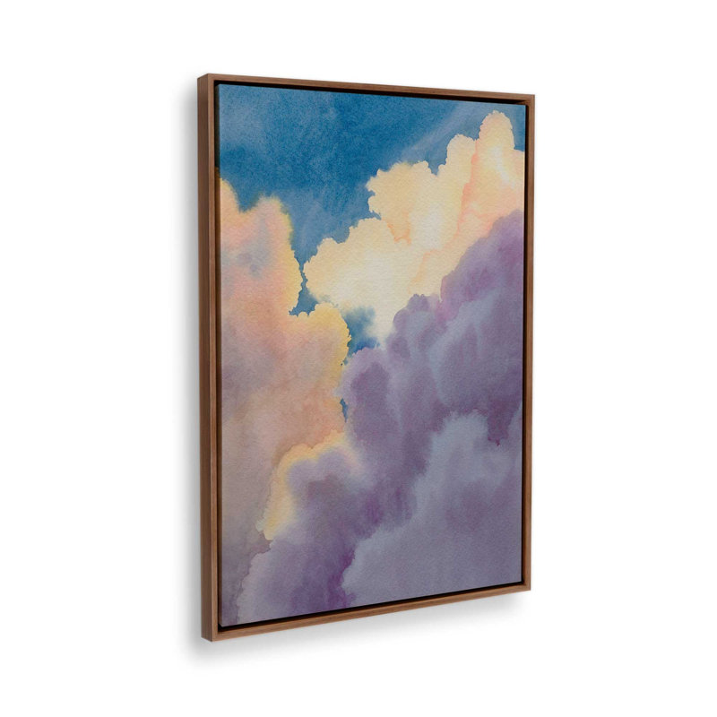 «Dreamscape Sky II» par Grace Popp, reproduction d'art sur toile, H 30 po x l 20 po, Toile à cadre flottant, Brun