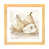 Toile avec cadre en bois beige sélectionné