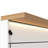 82.7"W Large Kitchen Island With LED Light