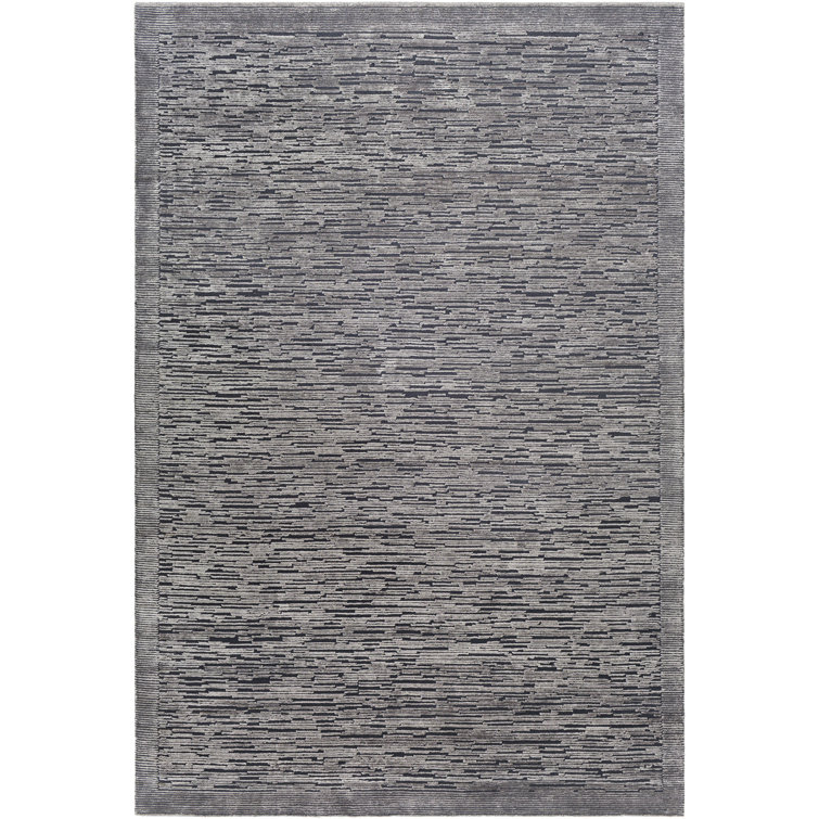Silk Abstract Area Rug