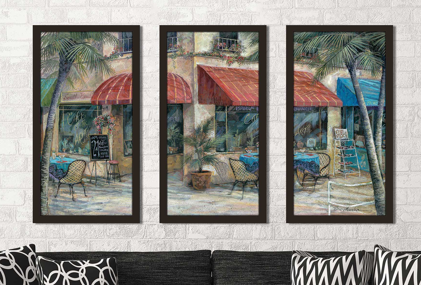 Winston Porter Cafe of the Arts - Picture Frame Multi-Piece Image Print ...