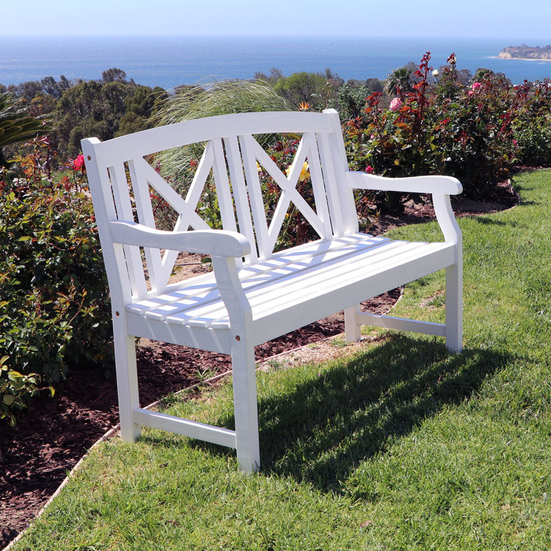 Banc de jardin en bois Amidat