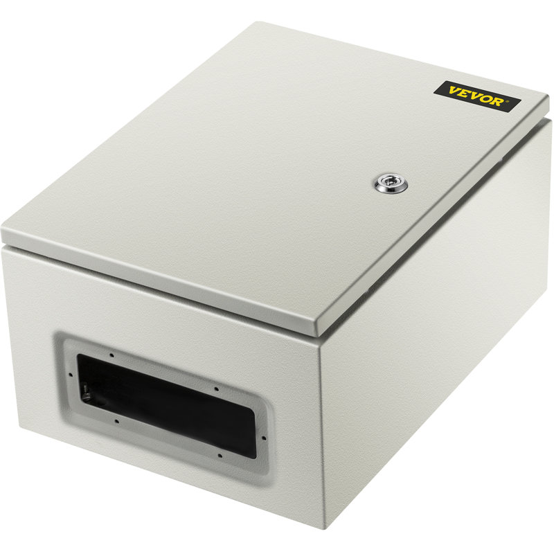 Boîtier en acier VEVOR NEMA, boîtier électrique en acier NEMA 4X, H 16 po x l 12 po x P 8 po