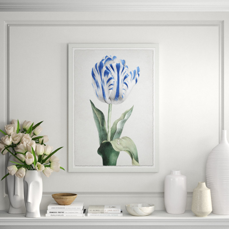 Spring Tulip 2' Framed Graphic Art Print on Glass