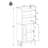 Mini Floor Cabinet with 2 Door and Shelves
