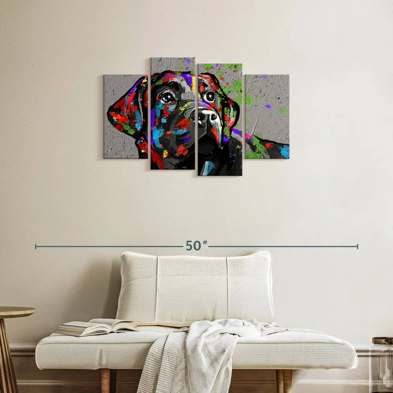 Labrador 4 pièces, H 22 po x l 36 po x P 1 po