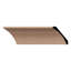 WM291 - Moulure de bois franc massif Crown Crown, H 4 po x P 3 1/2 po x F 5 1/4 po x L 96 po, couleur cerise-96930677