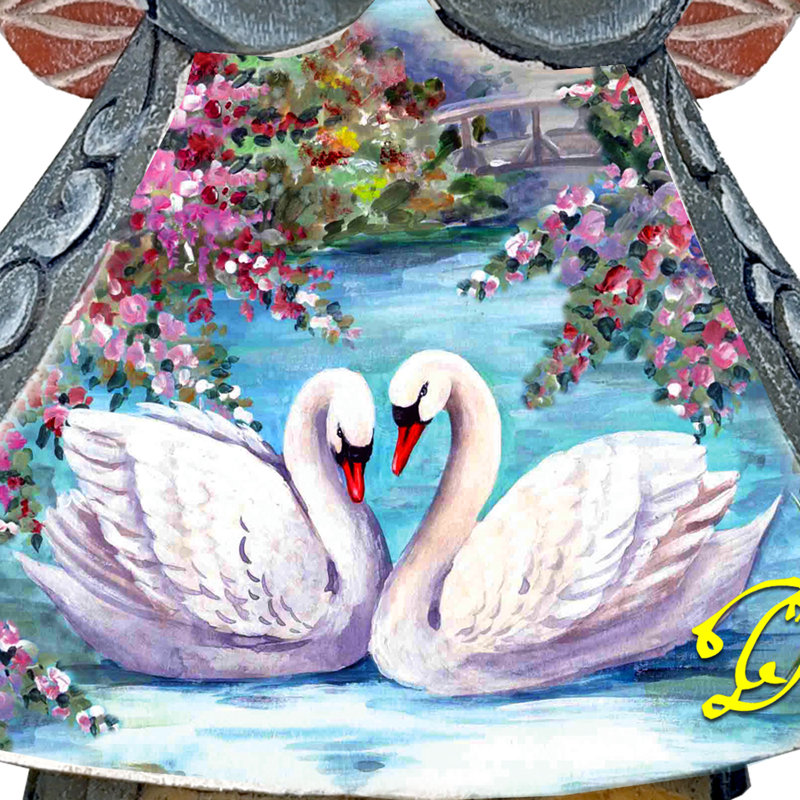 Figurines Swans Angel