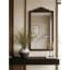 Grand miroir mural antique 27,4 x 47,8 po pour vestibule de salon