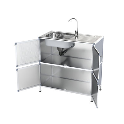 Évier utilitaire avec armoire