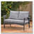 PATIO LOVE SEAT SOFA